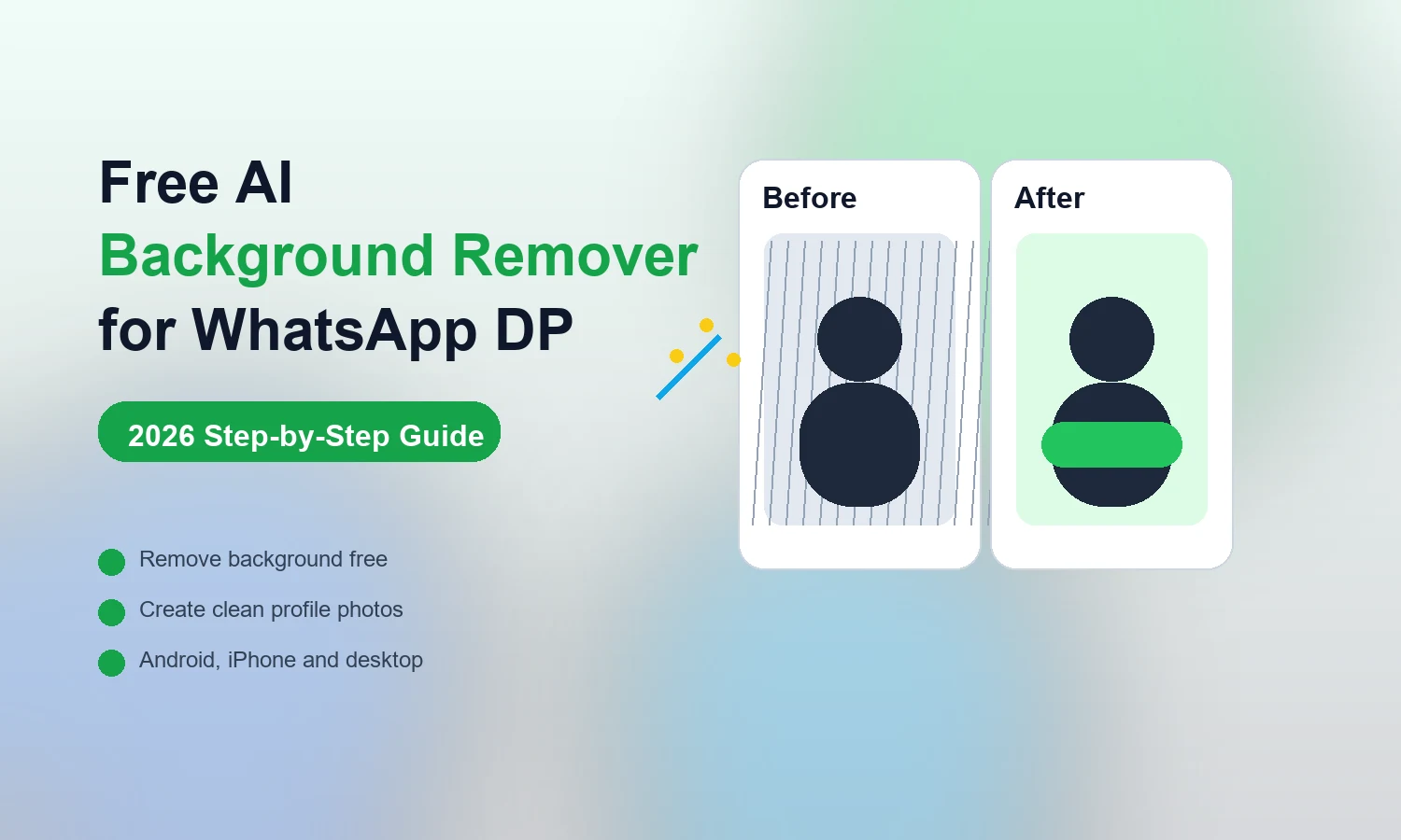 Free AI Background Remover for WhatsApp DP