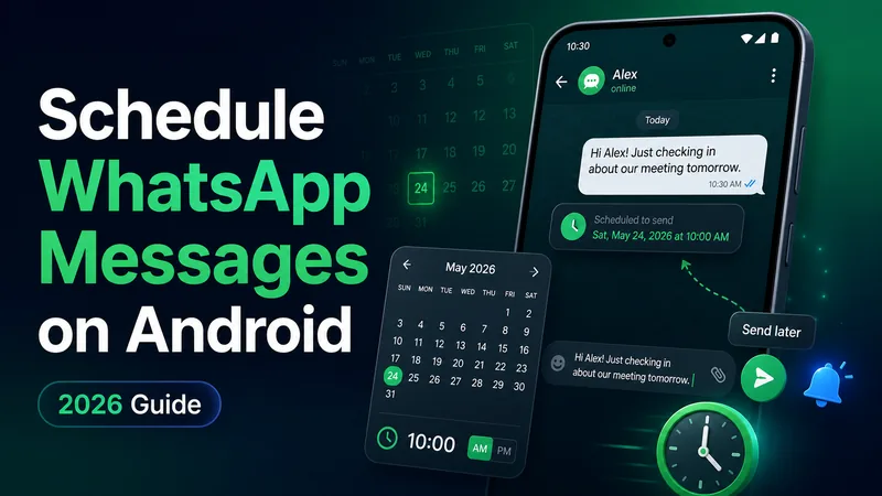How to Schedule WhatsApp Messages on Android