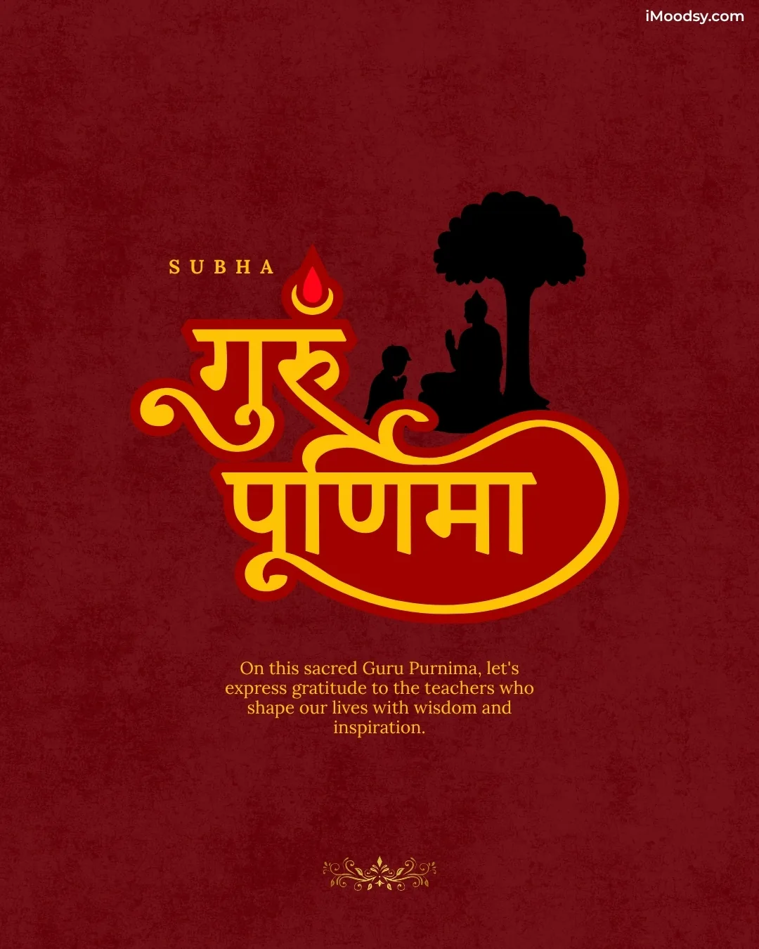 Guru Purnima Guru Blessings Image