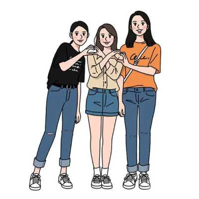 Friendship profile DP for WhatsApp
