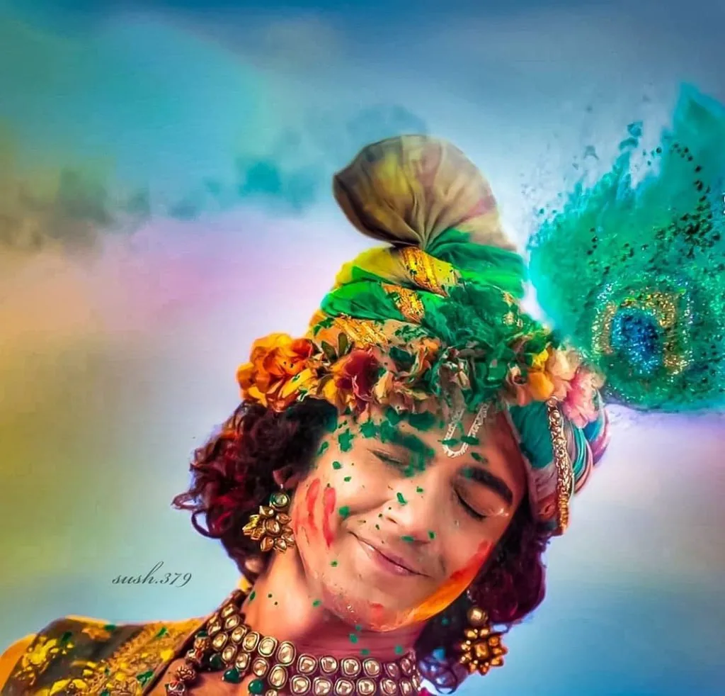 Krishna Holi Whatsapp DP – Radha Krishna WhatsApp DP