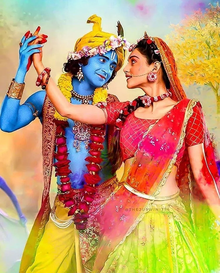 Radha Krishna Holi DP For Whatsapp – Radha Krishna WhatsApp DP