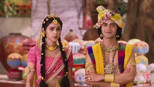Romance Radha Krishna Serial DP Wallpaper – Radha Krishna WhatsApp DP