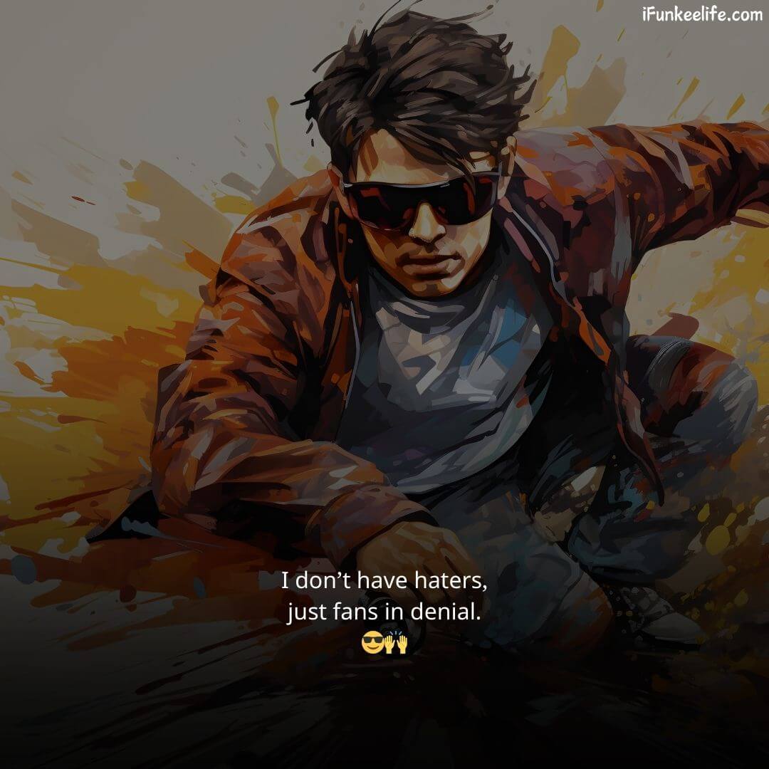 New WhatsApp Attitude DP in English for boys featuring a stylish man in sunglasses