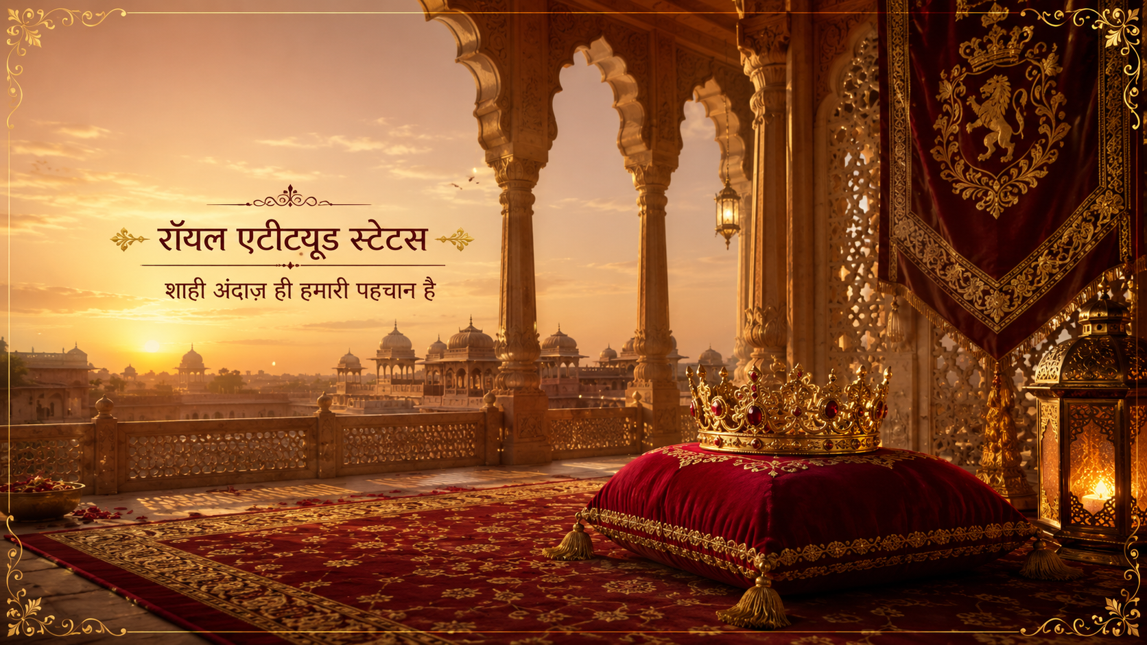 royal attitude status in hindi featured